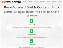 Tablet Screenshot of pressforward.org